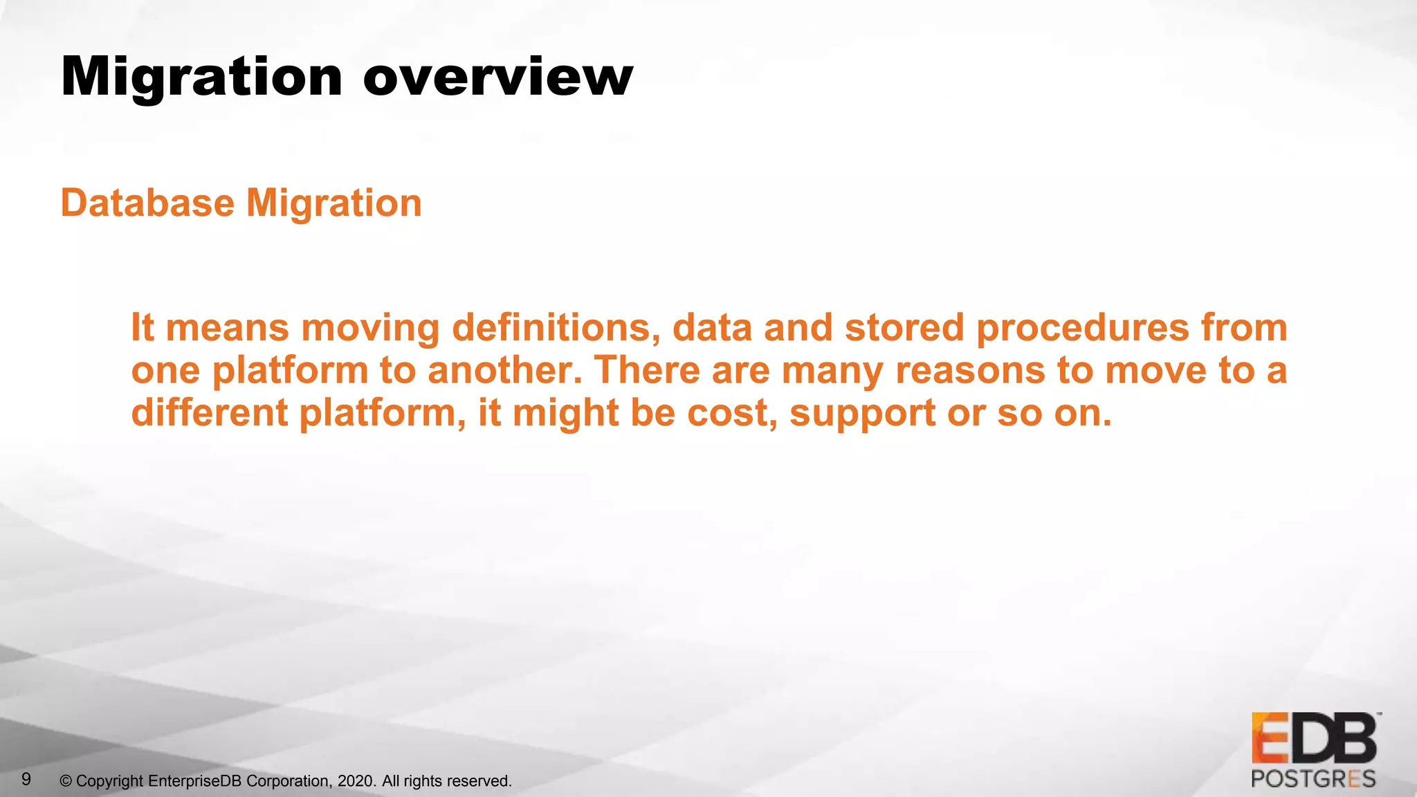Oracle to Postgres Schema Migration Hustle | PPT