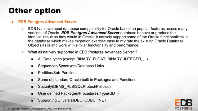 Oracle to Postgres Schema Migration Hustle | PPT