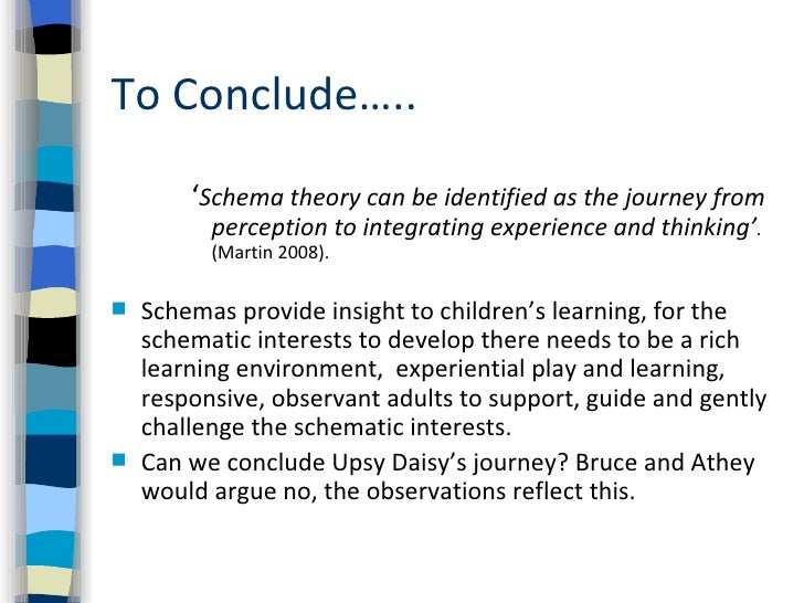 Schema presentation