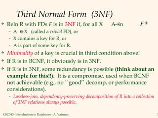 Introduction to Schema refinement lecture notes.ppt
