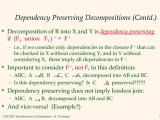 Introduction to Schema refinement lecture notes.ppt