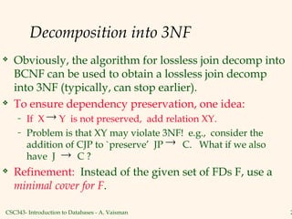 Introduction to Schema refinement lecture notes.ppt