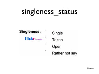 singleness_status

@cczona

 