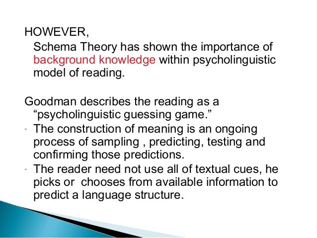 what is meant by schema theory ignou