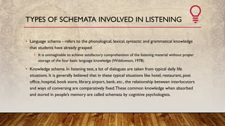 Schematic Approach in Education (Schema) | PDF