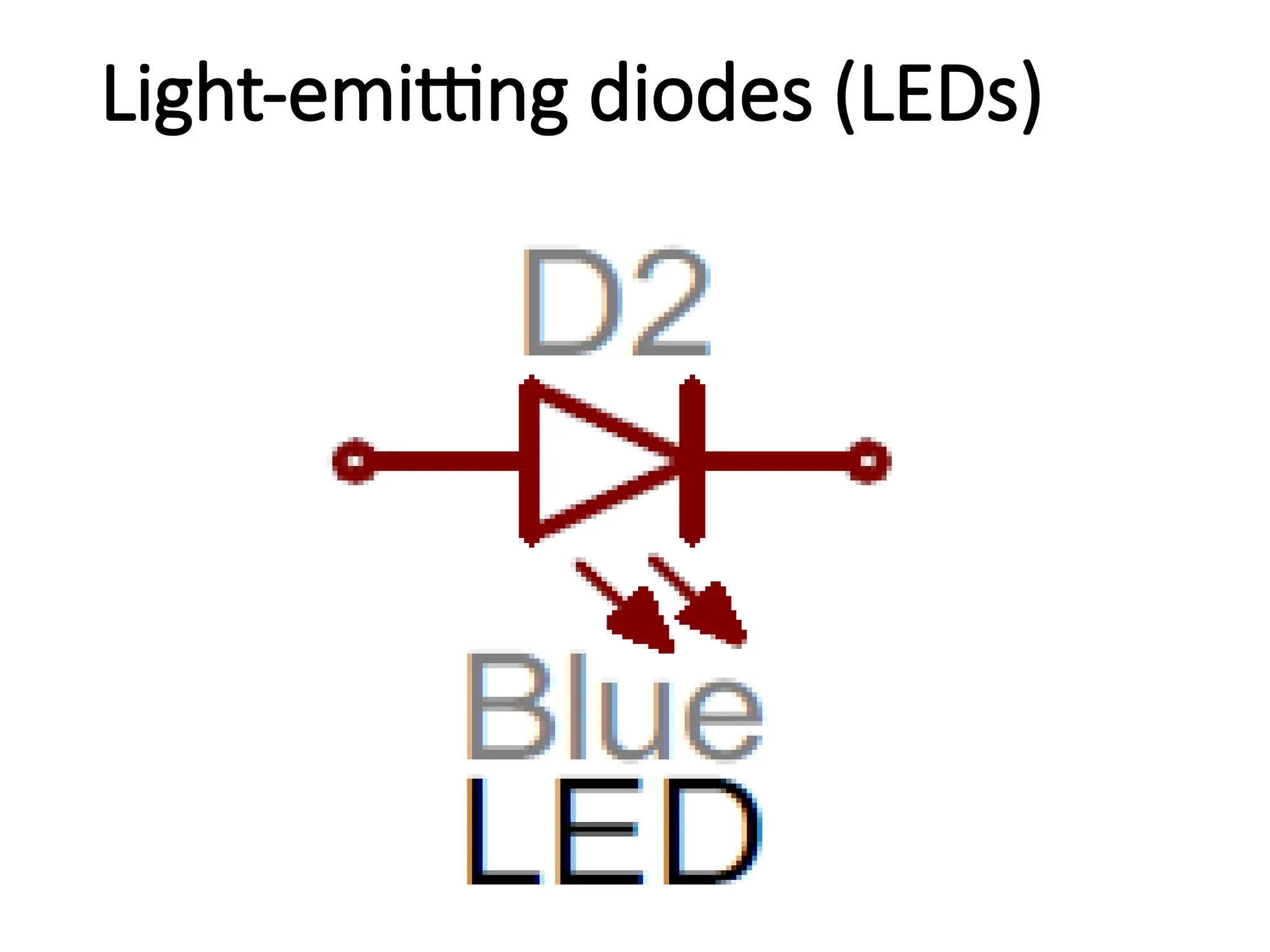Light-emitting diodes (LEDs)
 