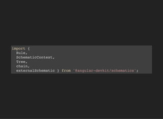 Angular Schematics | PDF