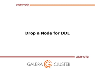 Drop a Node for DDL

 