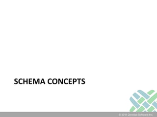 Schema concepts