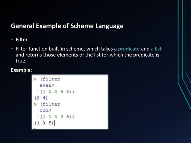 Scheme Programming Language | PPT
