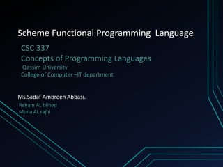 Scheme Programming Language | PPT