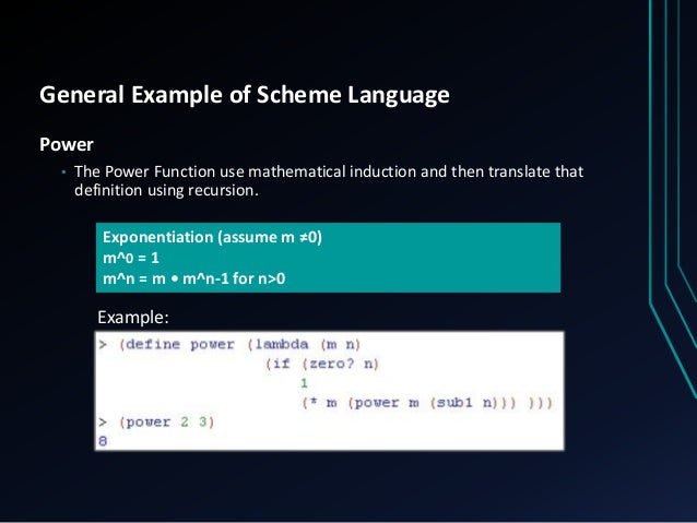 Scheme Programming Language