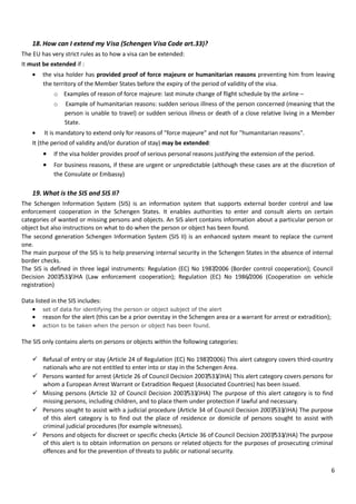 Schengen Visas Frequently Asked Questions Pdf Schengen Visas Frequently Asked Questions Pdf