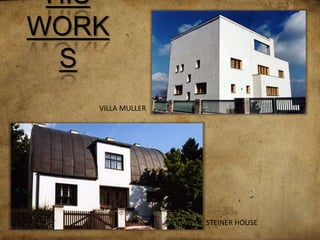 VILLA MULLER
STEINER HOUSE
HIS
WORK
S
 