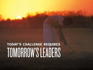 Food Security: Today's Challenge Requires Tomorrow's Leaders