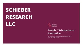 Schieber Research, LLC: Company Profile