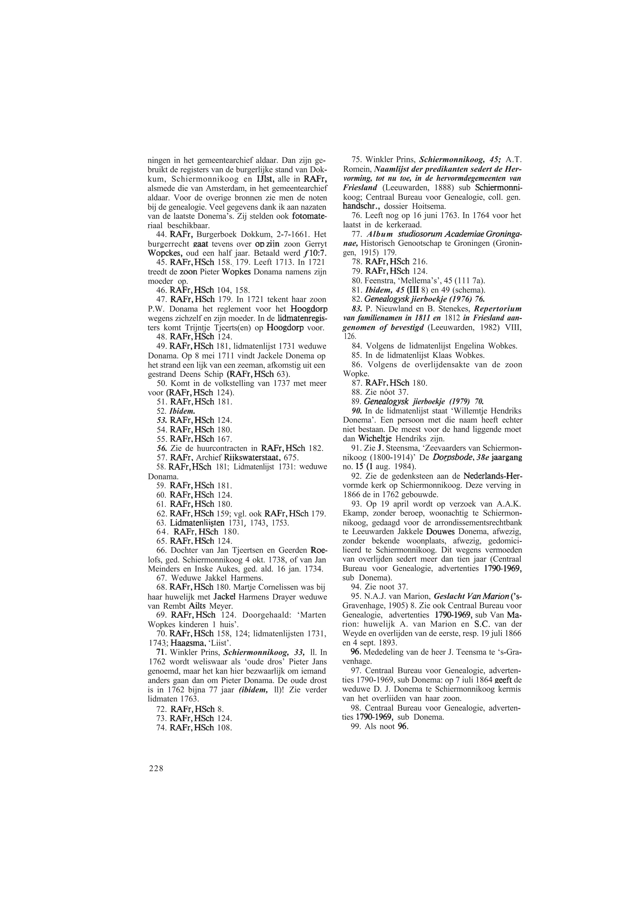 Schiermonnikoger familie Donema Donama | PDF