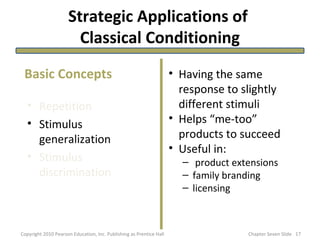 Strategic Applications of
                       Classical Conditioning
 Basic Concepts                                   ...
