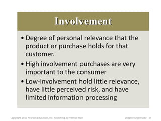 Copyright 2010 Pearson Education, Inc. Publishing as Prentice Hall   Chapter Seven Slide 37
 