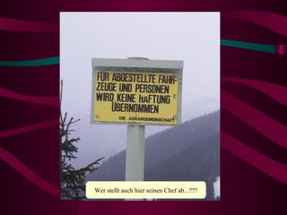 Wer stellt auch hier seinen Chef ab...??? 