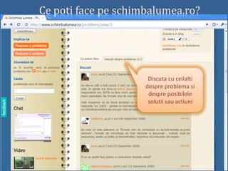 Schimba Lumea Prezentare