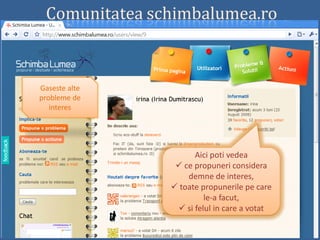 Schimba Lumea Prezentare