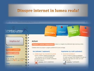 Schimba Lumea Prezentare