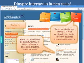 Schimba Lumea Prezentare