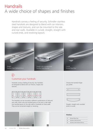 Handrail Inner Cap Strip Right (Compatible with Schindler) NES-SMV312736