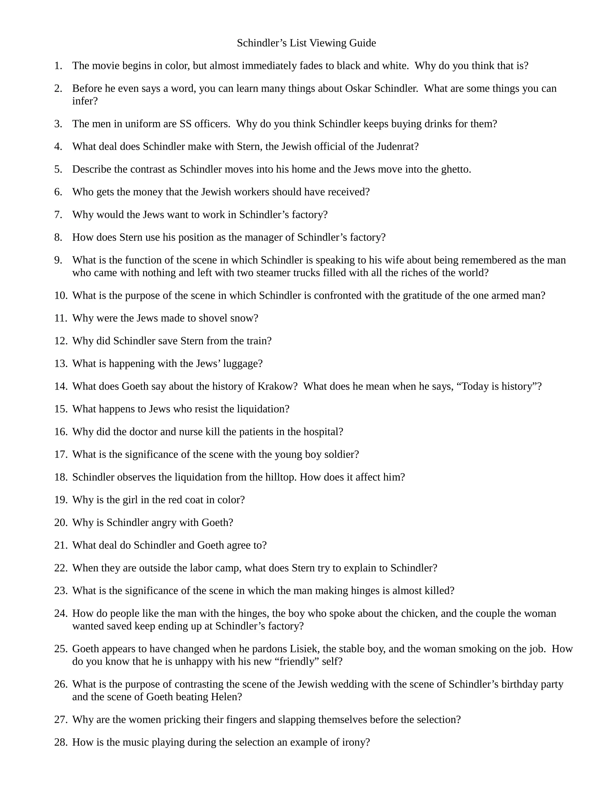 Schindlers list viewing_guide PDF