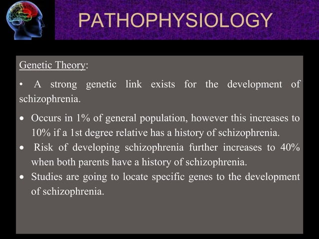 Schizophrenia pathophysiology | PPT