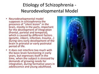 Neurodevelopmental Model Schizophrenia (1) | PPT