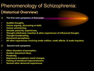  Adolf Meyersaw schizophrenia & other mental disorders as reactions to life stress & he called these “schizophreniform reaction”.