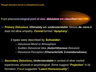 Thought broadcasting.