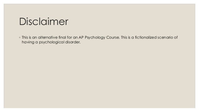 Schizophrenia essay questions
