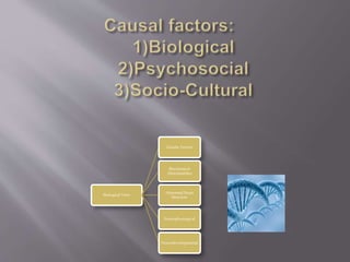 Biological View
Genetic Factors
Biochemical
Abnormalities
Abnormal Brain
Structure
Neurophysiogical
Neurodevelopmental
 