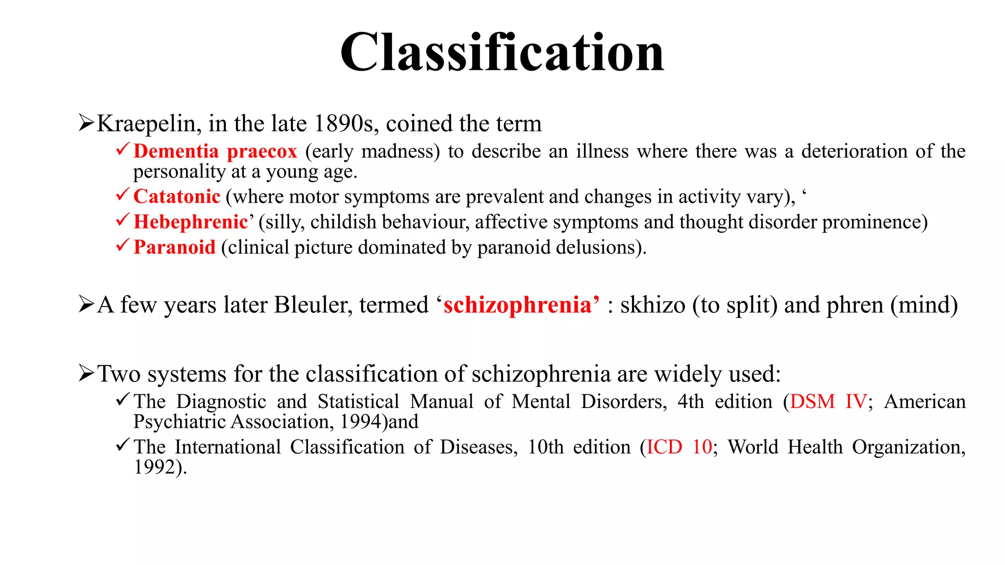 Pharmacotherapy of Schizophrenia PPTX