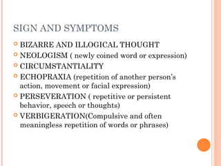 schizophrenia-definition, types, symptoms, management | PPT