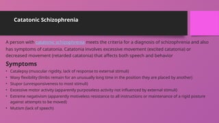 SCHIZOPHRENIA.pptx MS ALISHA VENTURA MSC (N) PSYCHIATRY | PPTX