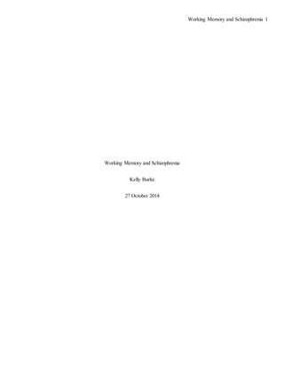 Schizophrenia And Working Memory Pdf Schizophrenia And Working Memory Pdf