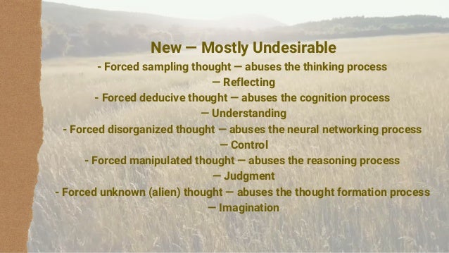 Schizophrenia is a thought disorder. | PDF