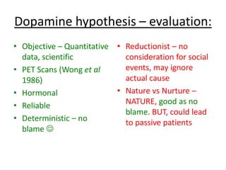 Psychodynamic approach:
 
