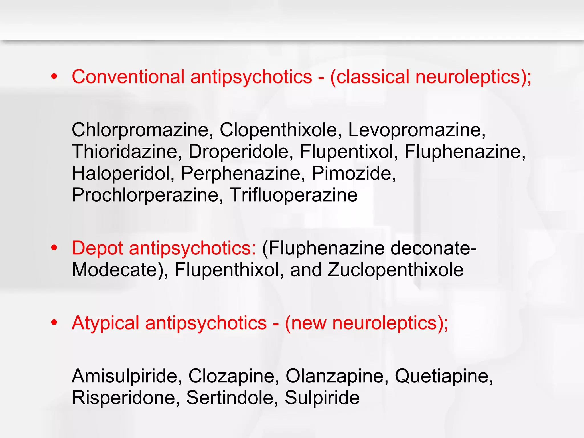 Moducate Inj Schizophrenia & other psychotic disorder | PPT