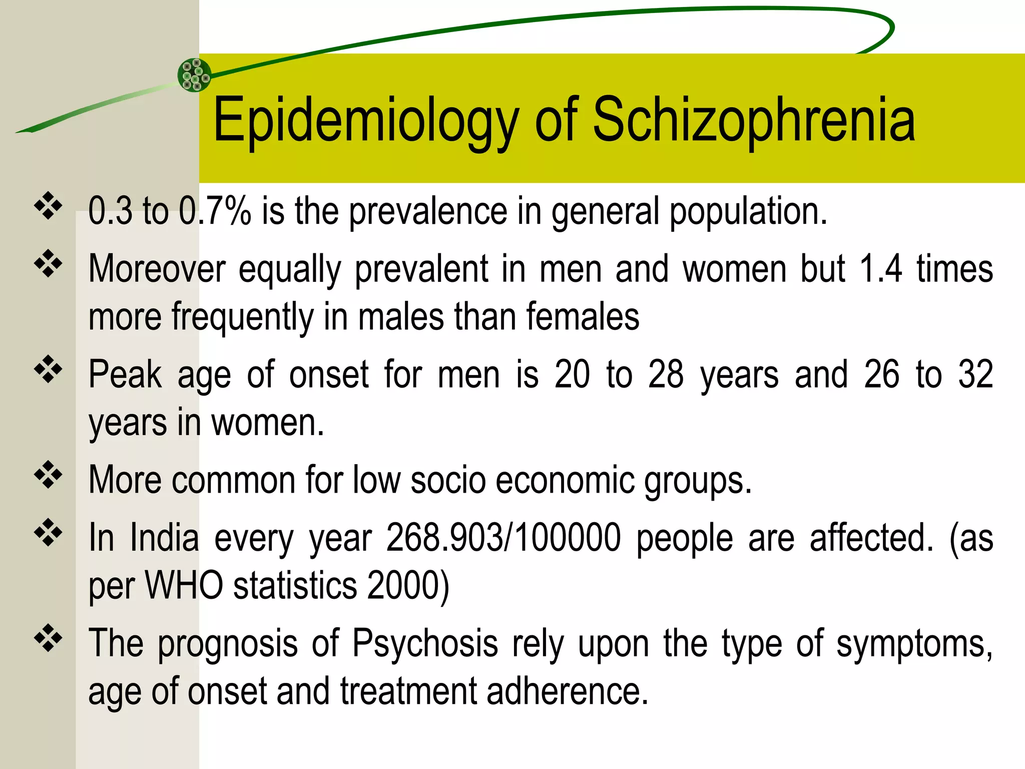 Schizophrenia & other psychotic disorders | PPT