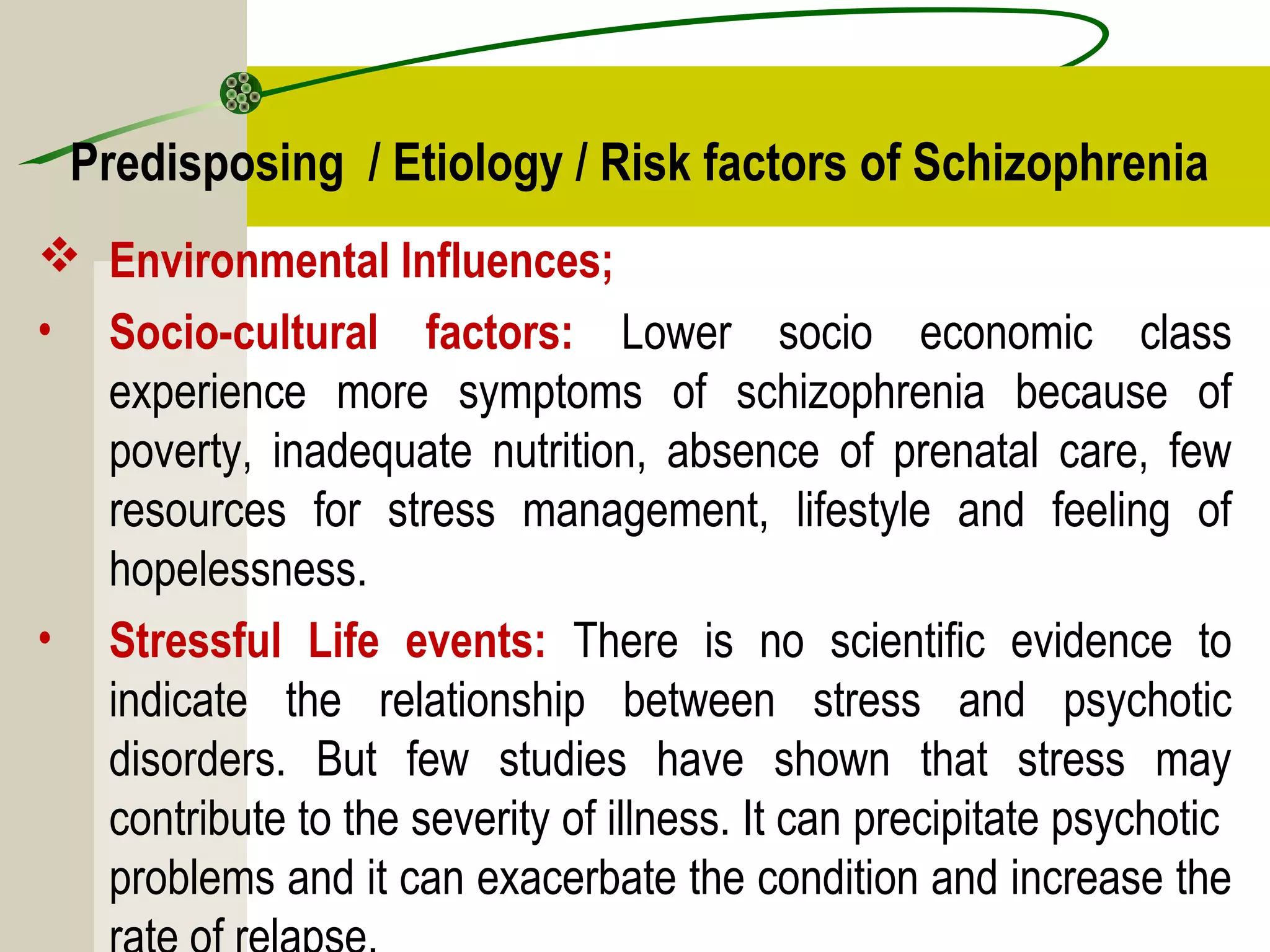 Schizophrenia & other psychotic disorders | PPT