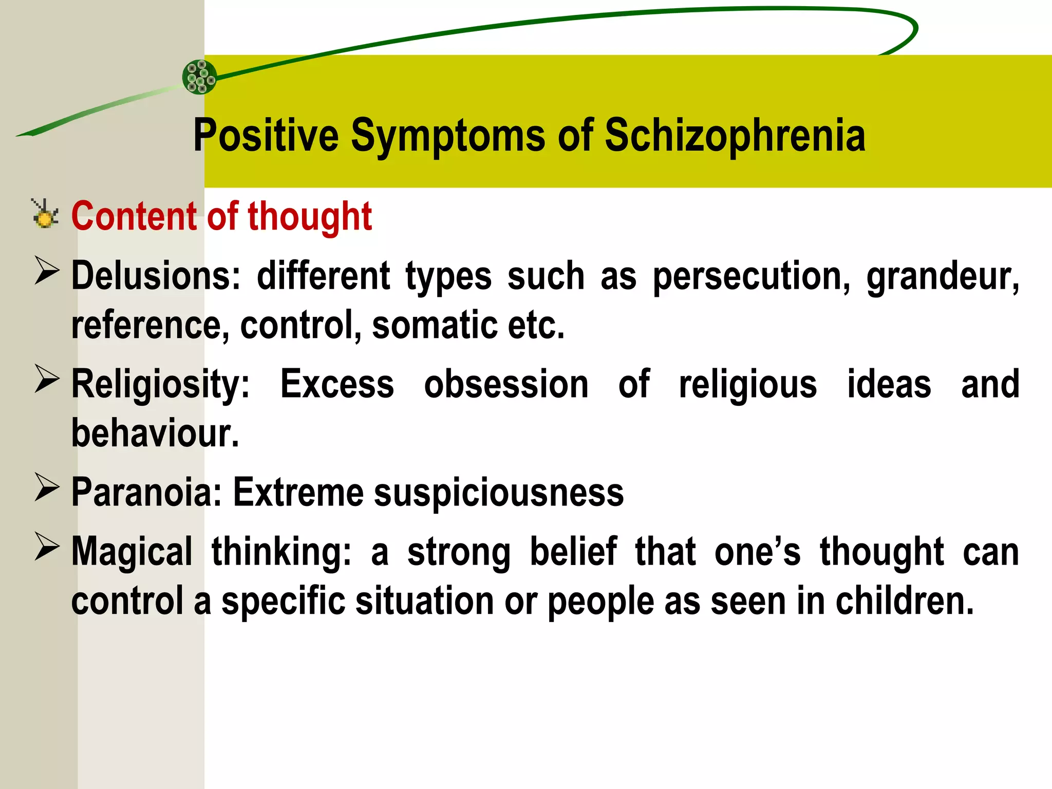 Schizophrenia & other psychotic disorders | PPT