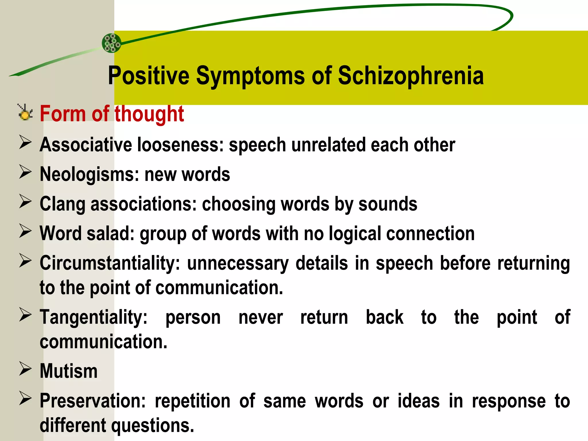 Schizophrenia & other psychotic disorders | PPT