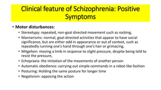Schizophrenia part i epidemiology & clinical features lecture dr rmlims ...