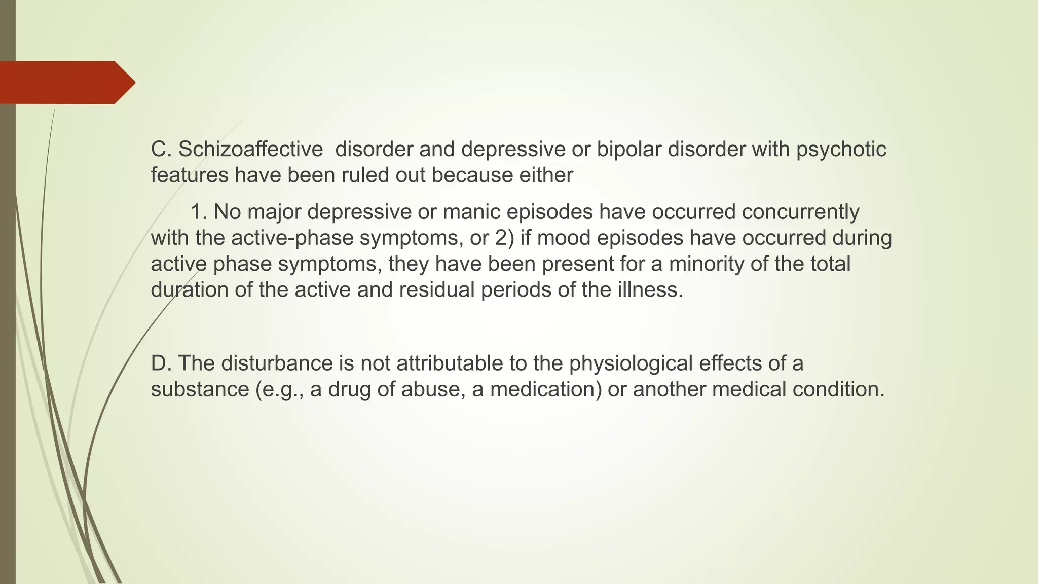 Schizophrenia Spectrum and Other Psychotic Disorders | PPTX