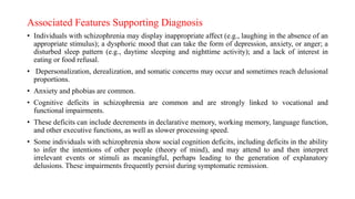 Associated Features Schizophrenia spectrum and other psychotic disorders updated pptx.pptx